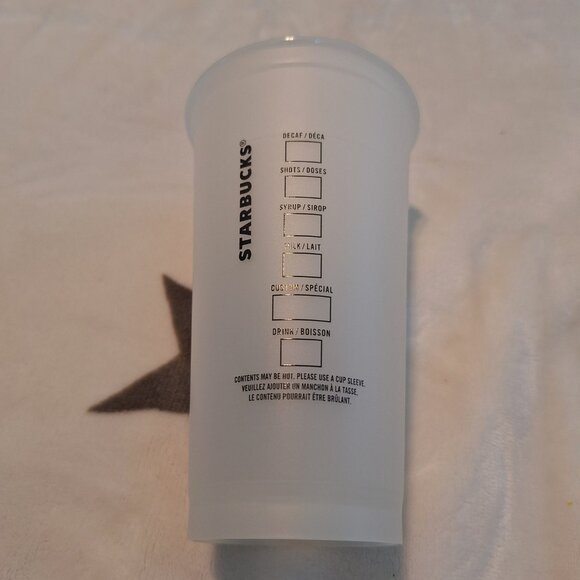 2013 Starbucks Halloween Reusable 16 oz Plastic No Lid Glow In The Dark Cup - Picture 2 of 5